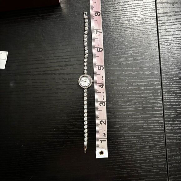 Bulova Crystal Accented Watch and Pendant Set, Swarovski Crystals - Picture 11 of 16